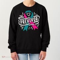 Previvor BRCA Breast Cancer Awareness Support Women's Sweatshirt thumb 0