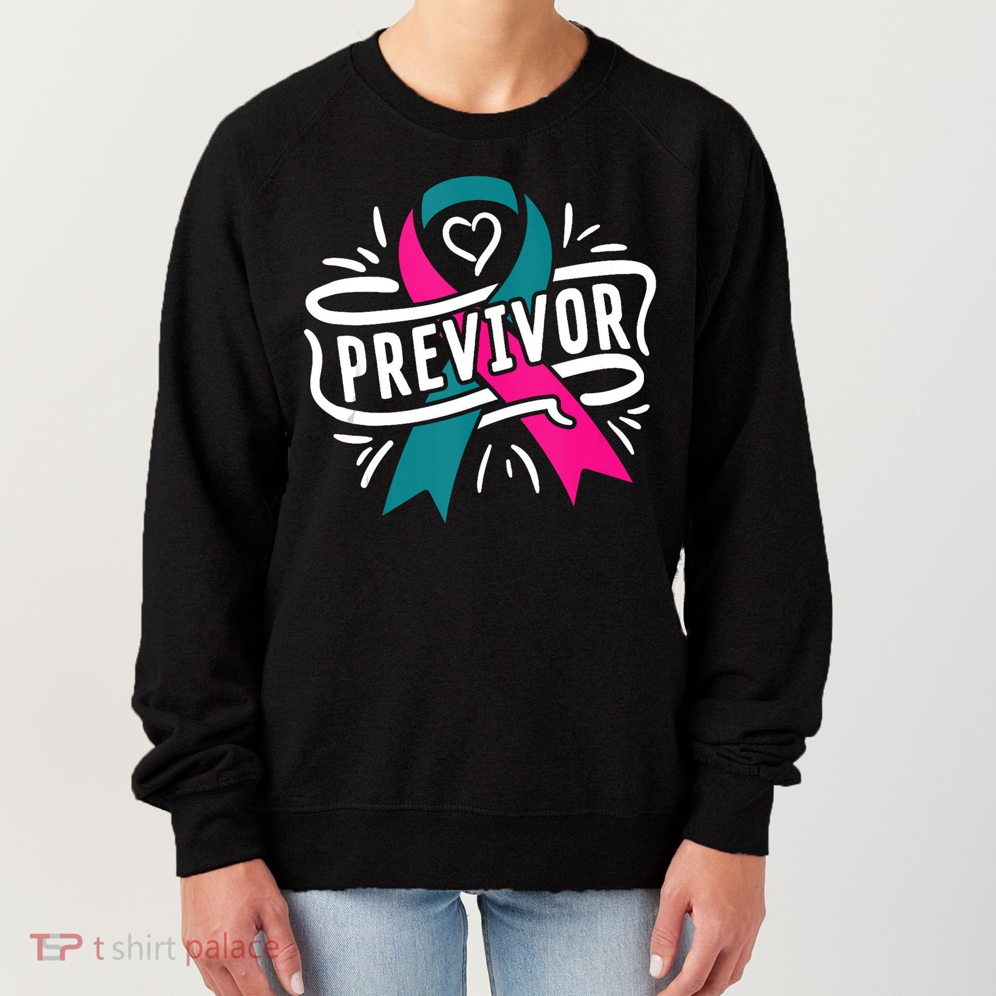 Previvor BRCA Breast Cancer Awareness Support Women's Sweatshirt
