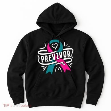 Previvor BRCA Breast Cancer Awareness Support Hoodie