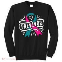 Previvor BRCA Breast Cancer Awareness Support Sweatshirt thumb 0