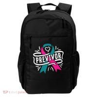 Previvor BRCA Breast Cancer Awareness Support Backpack thumb 0