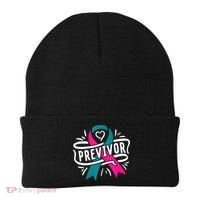 Previvor BRCA Breast Cancer Awareness Support Beanie thumb 0