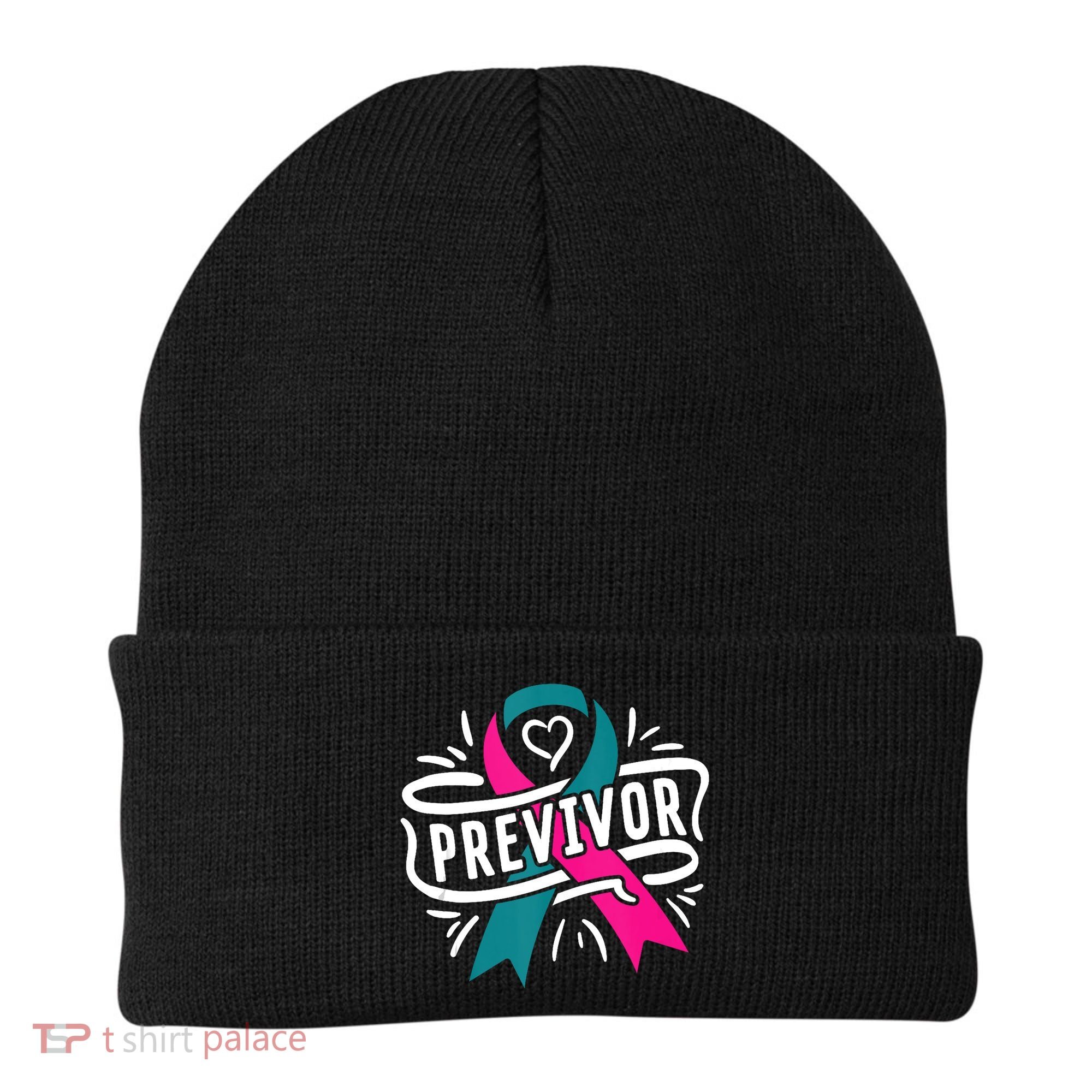 Previvor BRCA Breast Cancer Awareness Support Beanie