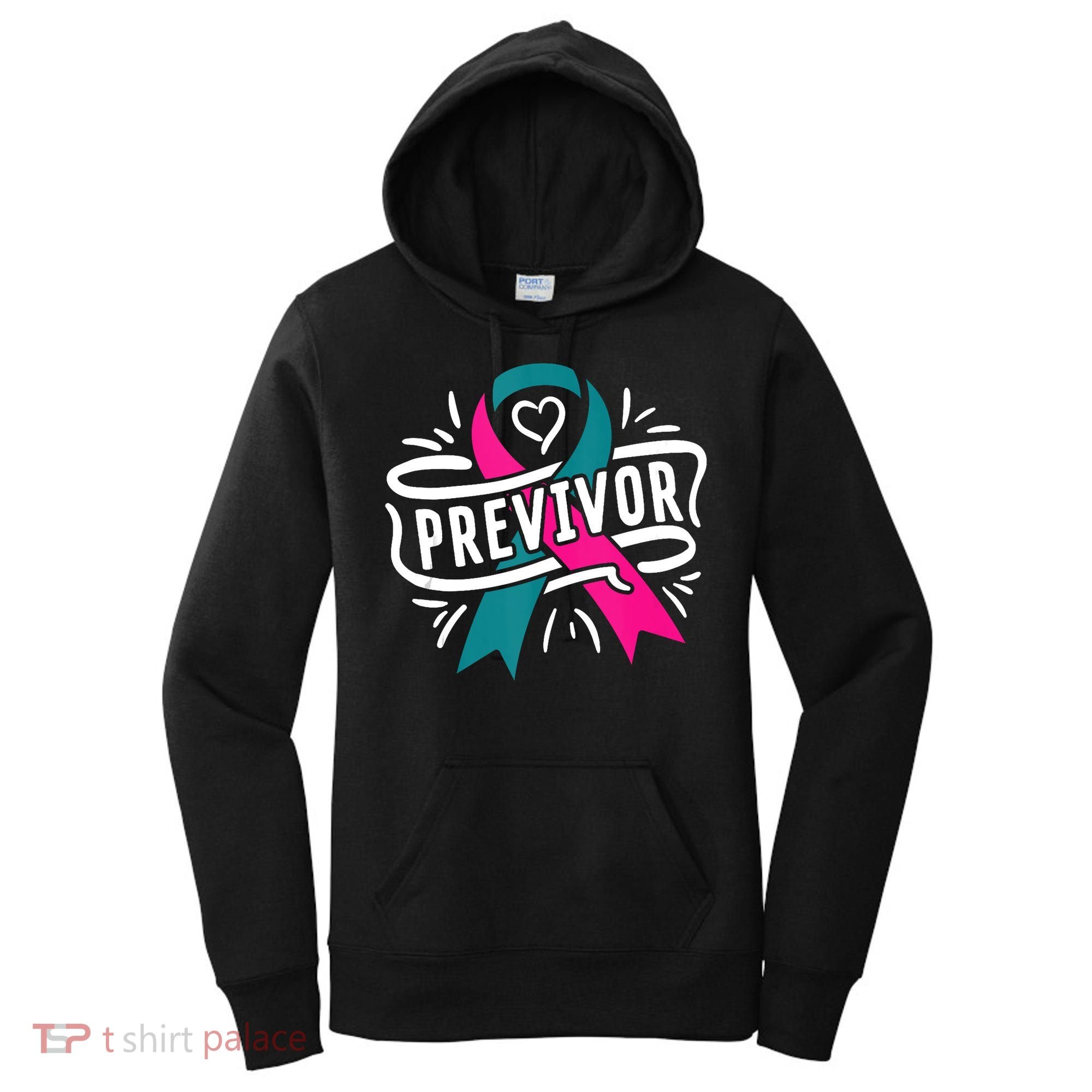 Previvor BRCA Breast Cancer Awareness Support Women's Hoodie