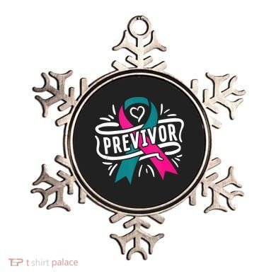 Previvor BRCA Breast Cancer Awareness Support Ornament