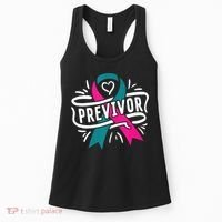 Previvor BRCA Breast Cancer Awareness Support Women's Tank Top thumb 0