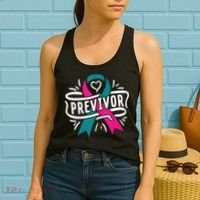 Previvor BRCA Breast Cancer Awareness Support Women's Tank Top thumb 2