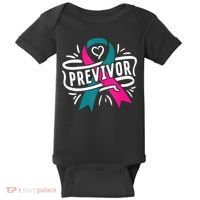 Previvor BRCA Breast Cancer Awareness Support Baby Bodysuit thumb 0