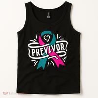 Previvor BRCA Breast Cancer Awareness Support Tank Top thumb 2