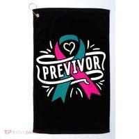 Previvor BRCA Breast Cancer Awareness Support Golf Towel thumb 0