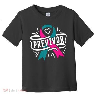 Previvor BRCA Breast Cancer Awareness Support Toddler T-Shirt
