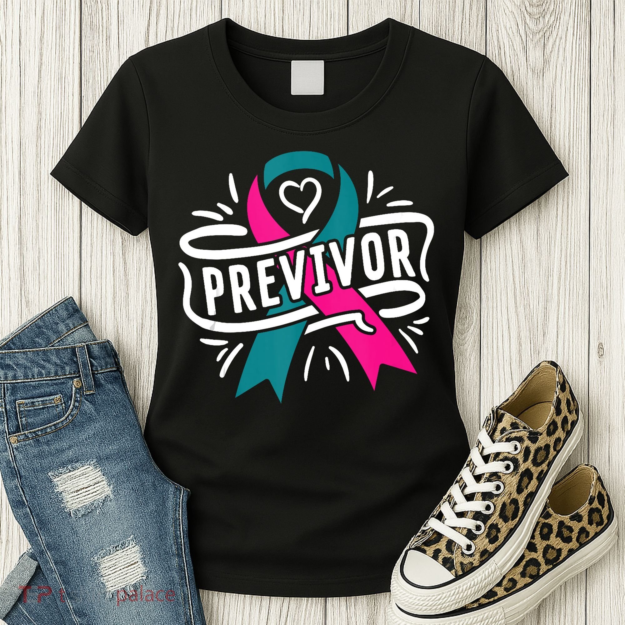 Previvor BRCA Breast Cancer Awareness Support Women's T-Shirt
