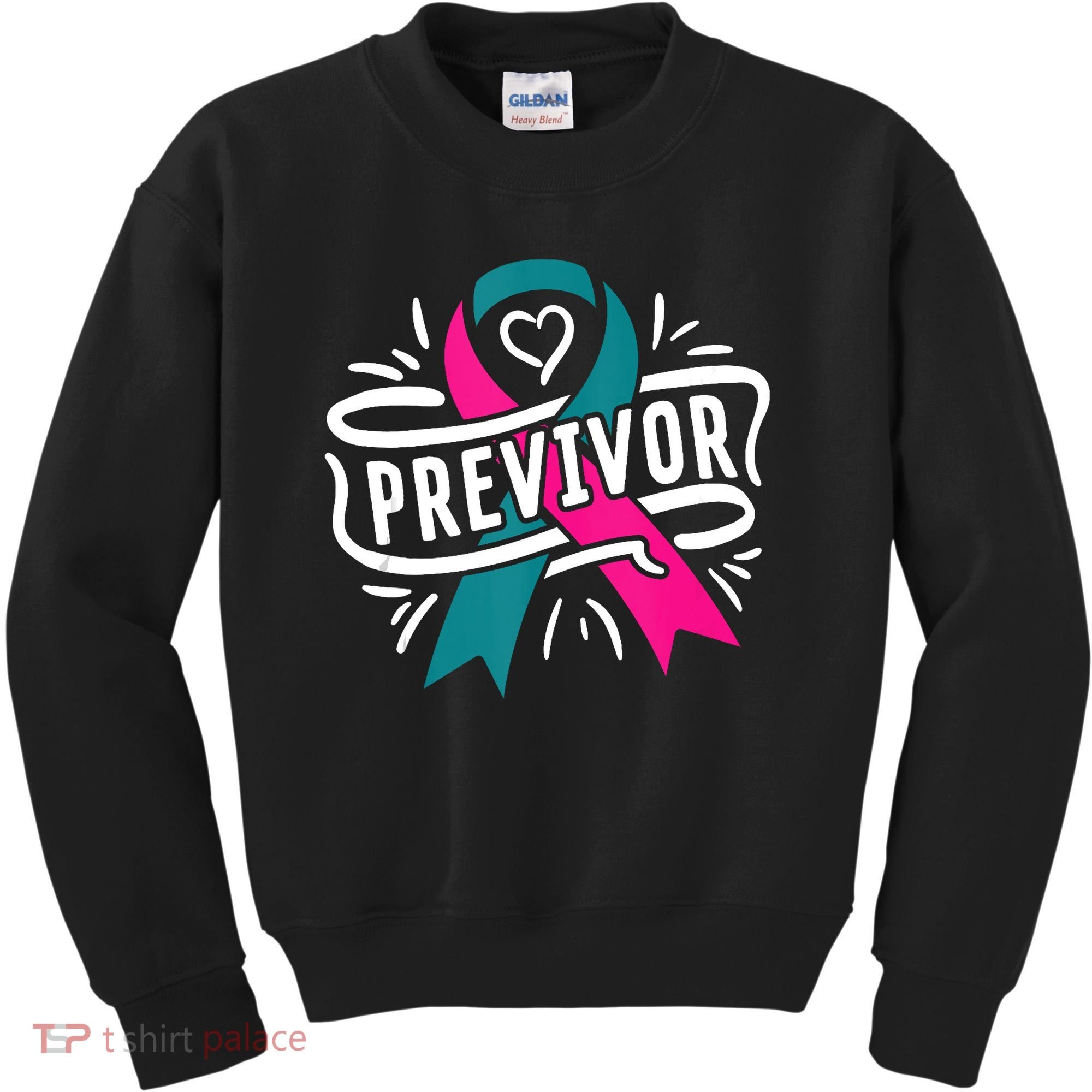 Previvor BRCA Breast Cancer Awareness Support Kids Sweatshirt