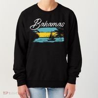 Proud Bahamas Bahamians Flag Women's Sweatshirt thumb 0