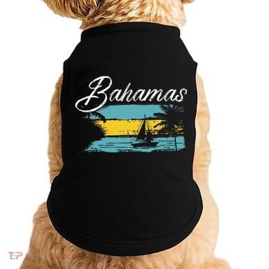 Proud Bahamas Bahamians Flag Doggie Tank
