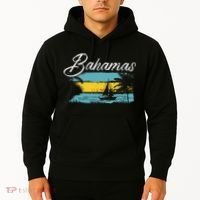Proud Bahamas Bahamians Flag Hoodie thumb 2