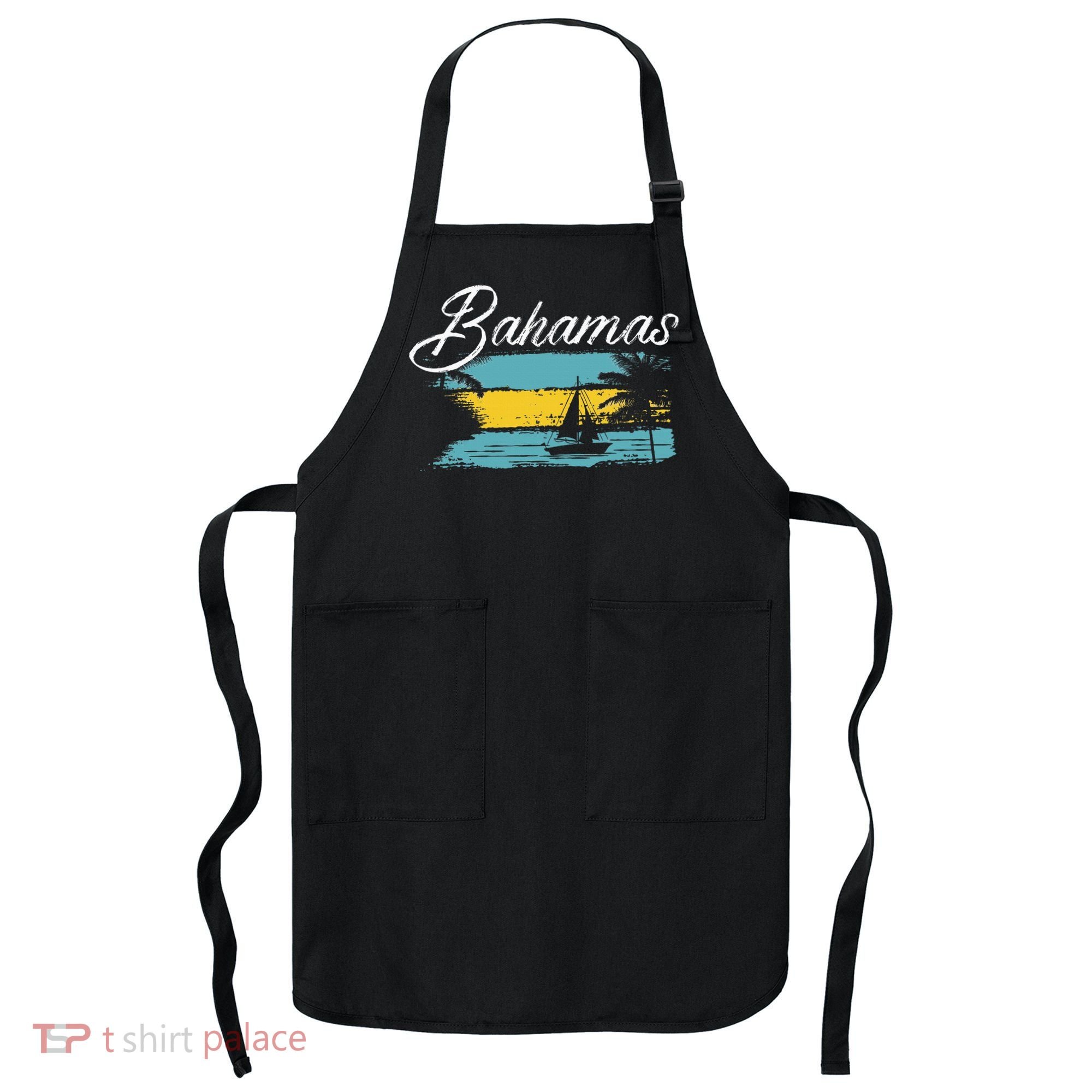 Proud Bahamas Bahamians Flag Apron