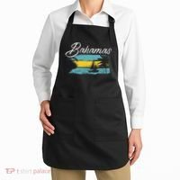 Proud Bahamas Bahamians Flag Apron thumb 2
