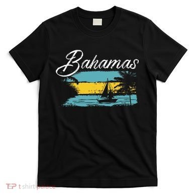 Proud Bahamas Bahamians Flag T-Shirt