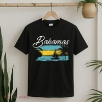 Proud Bahamas Bahamians Flag T-Shirt thumb 2
