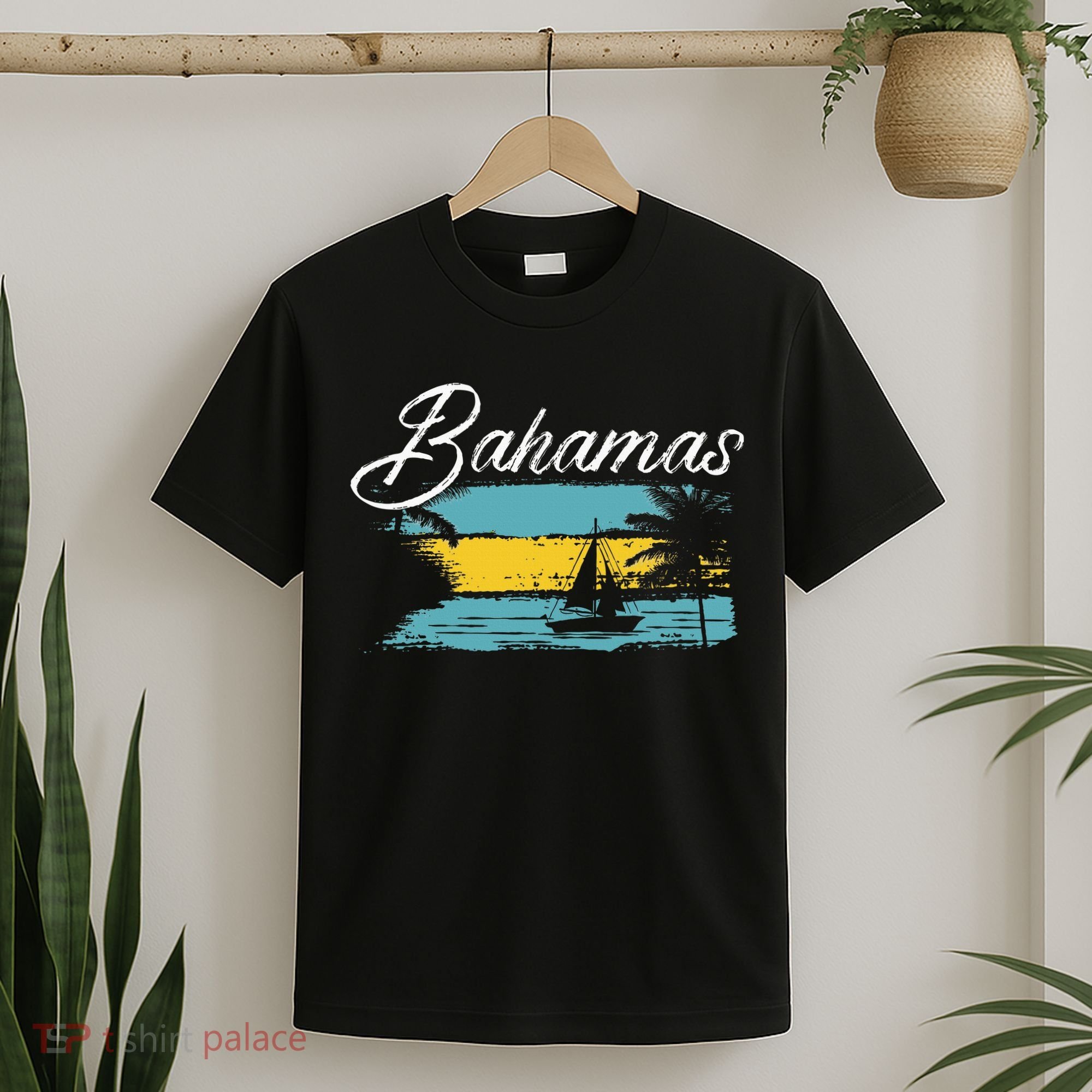 Proud Bahamas Bahamians Flag T-Shirt