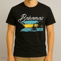 Proud Bahamas Bahamians Flag T-Shirt thumb 3