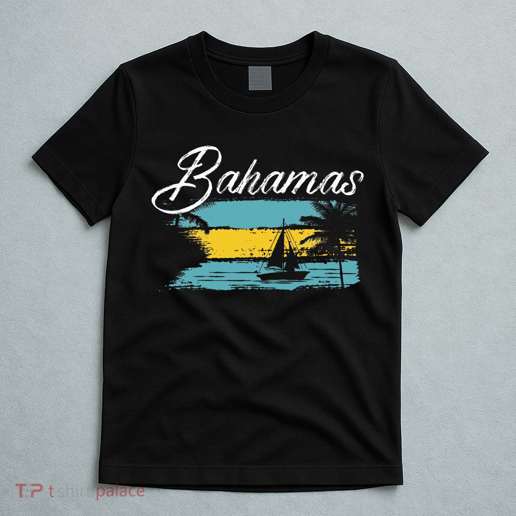 Proud Bahamas Bahamians Flag T-Shirt