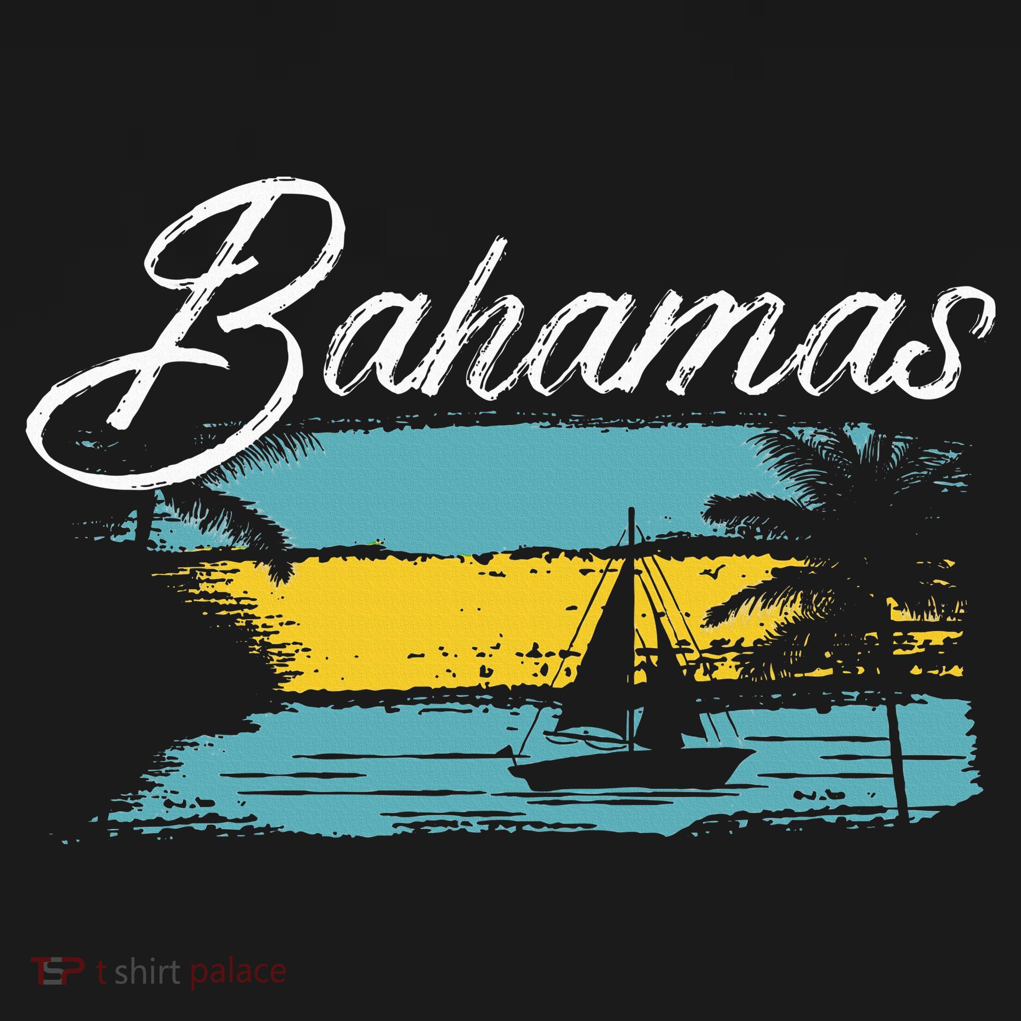 Proud Bahamas Bahamians Flag T-Shirt