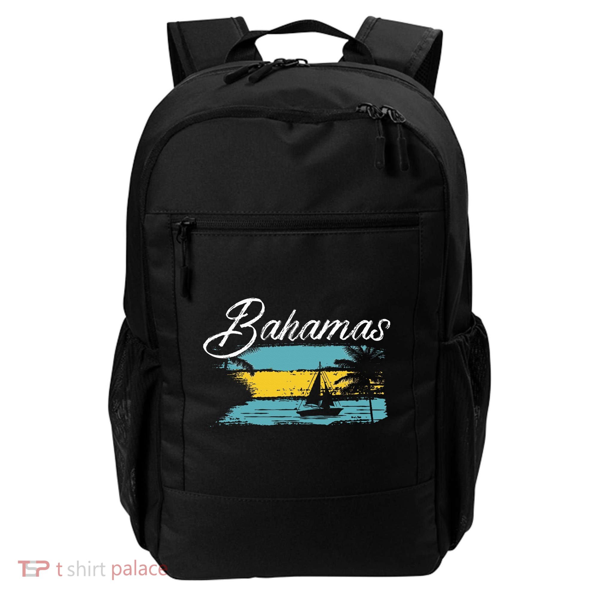 Proud Bahamas Bahamians Flag Backpack