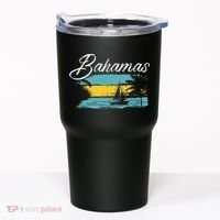 Proud Bahamas Bahamians Flag Tumbler thumb 0