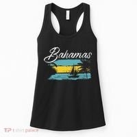 Proud Bahamas Bahamians Flag Women's Tank Top thumb 0