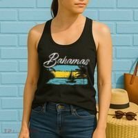 Proud Bahamas Bahamians Flag Women's Tank Top thumb 2