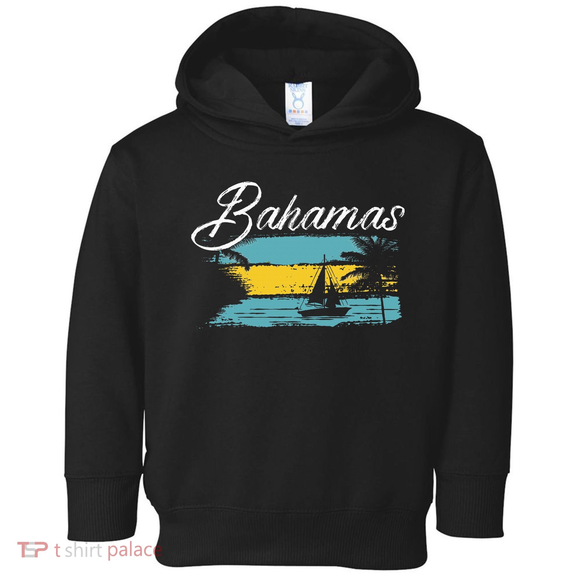 Proud Bahamas Bahamians Flag Toddler Hoodie