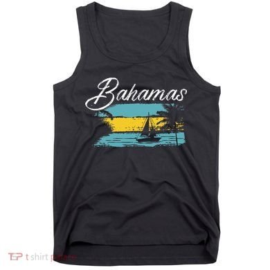 Proud Bahamas Bahamians Flag Tank Top