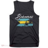 Proud Bahamas Bahamians Flag Tank Top thumb 0