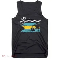 Proud Bahamas Bahamians Flag Tank Top thumb 0