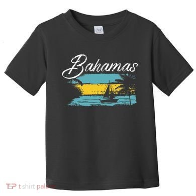 Proud Bahamas Bahamians Flag Toddler T-Shirt