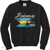 Proud Bahamas Bahamians Flag Kids Sweatshirt thumb 0