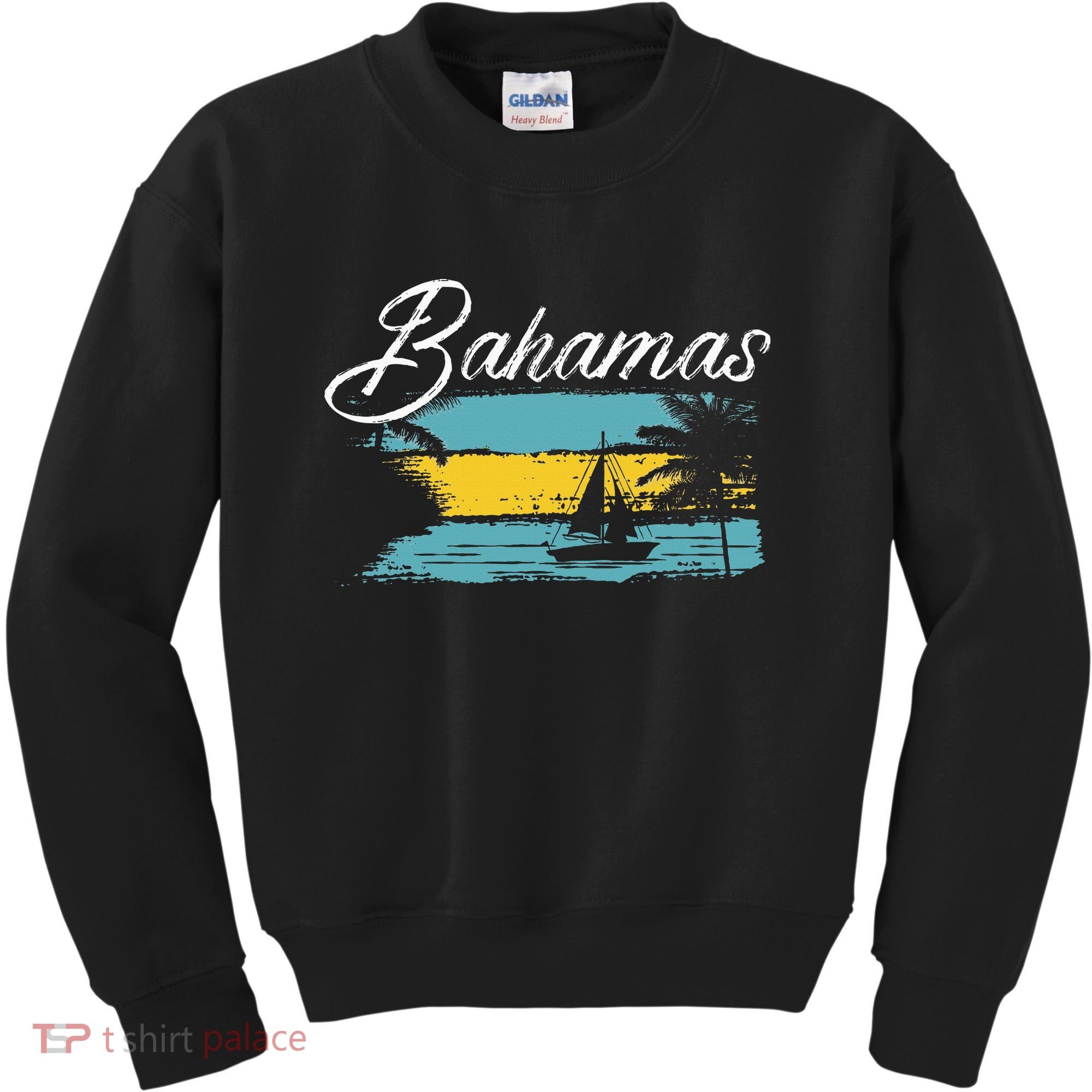 Proud Bahamas Bahamians Flag Kids Sweatshirt