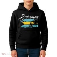 Proud Bahamas Bahamians Flag Kids Hoodie thumb 4
