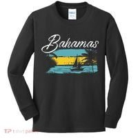 Proud Bahamas Bahamians Flag Kids Long Sleeve Shirt thumb 0