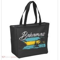 Proud Bahamas Bahamians Flag Tote Bag thumb 2