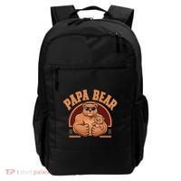 Papa Bear Bear Family Love Dad Father Daddy Cool Gift Backpack thumb 0