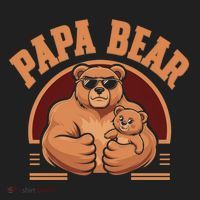 Papa Bear Bear Family Love Dad Father Daddy Cool Gift Beanie thumb 2