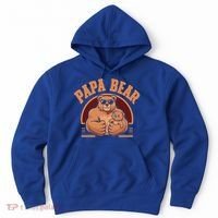 Papa Bear Bear Family Love Dad Father Daddy Cool Gift Hoodie thumb 0