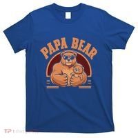 Papa Bear Bear Family Love Dad Father Daddy Cool Gift T-Shirt thumb 0