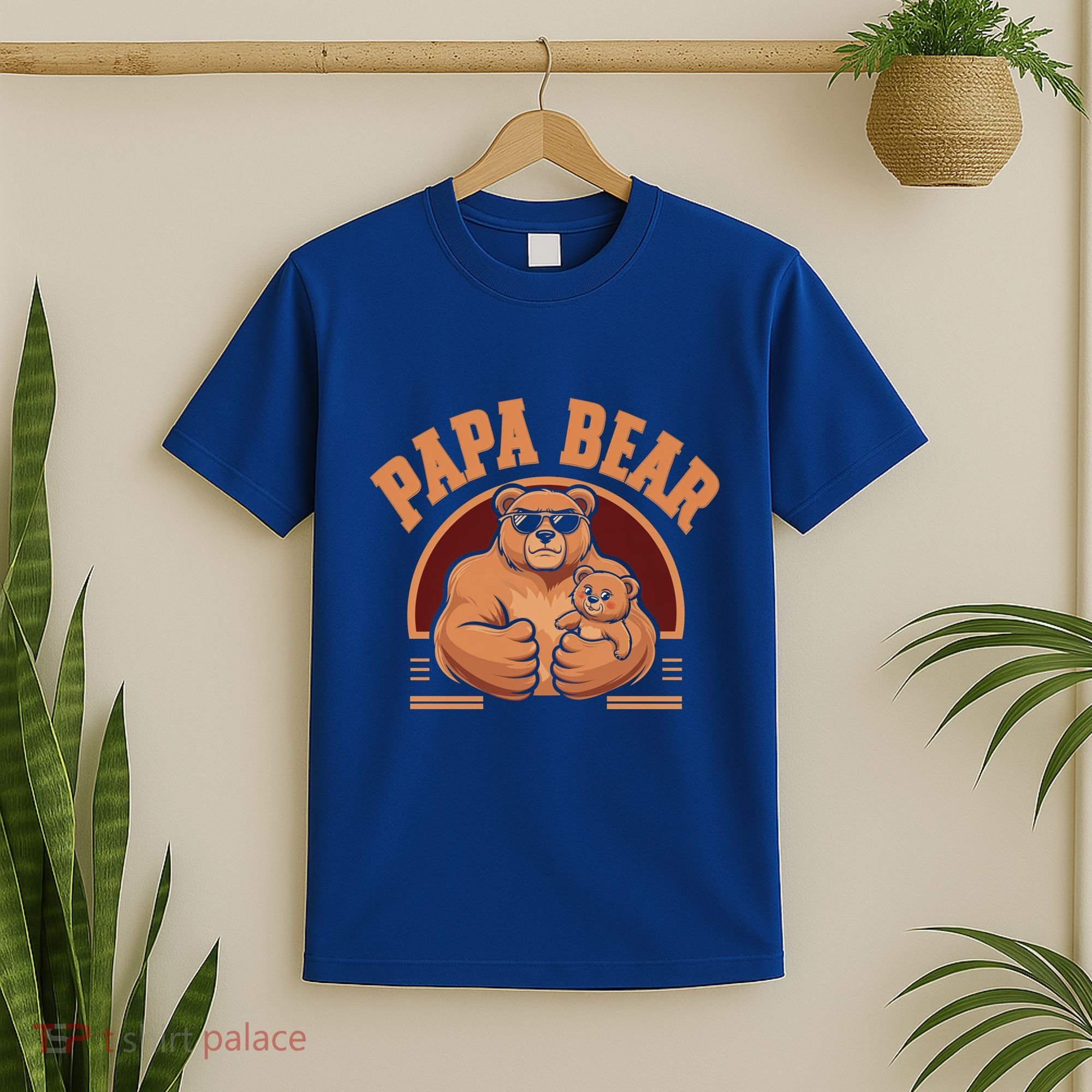 Papa Bear Bear Family Love Dad Father Daddy Cool Gift T-Shirt