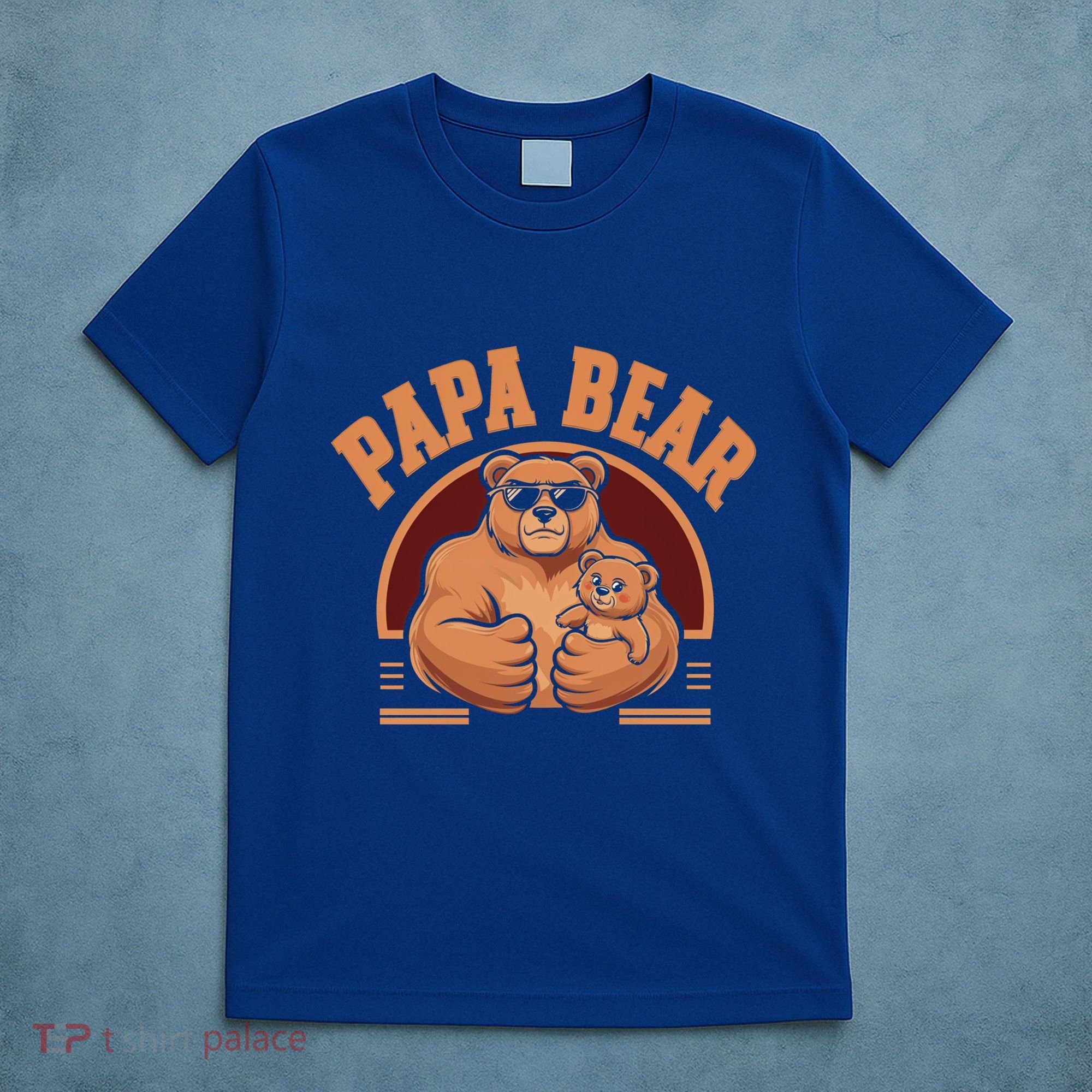 Papa Bear Bear Family Love Dad Father Daddy Cool Gift T-Shirt
