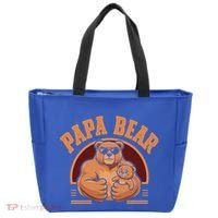 Papa Bear Bear Family Love Dad Father Daddy Cool Gift Tote Bag thumb 0