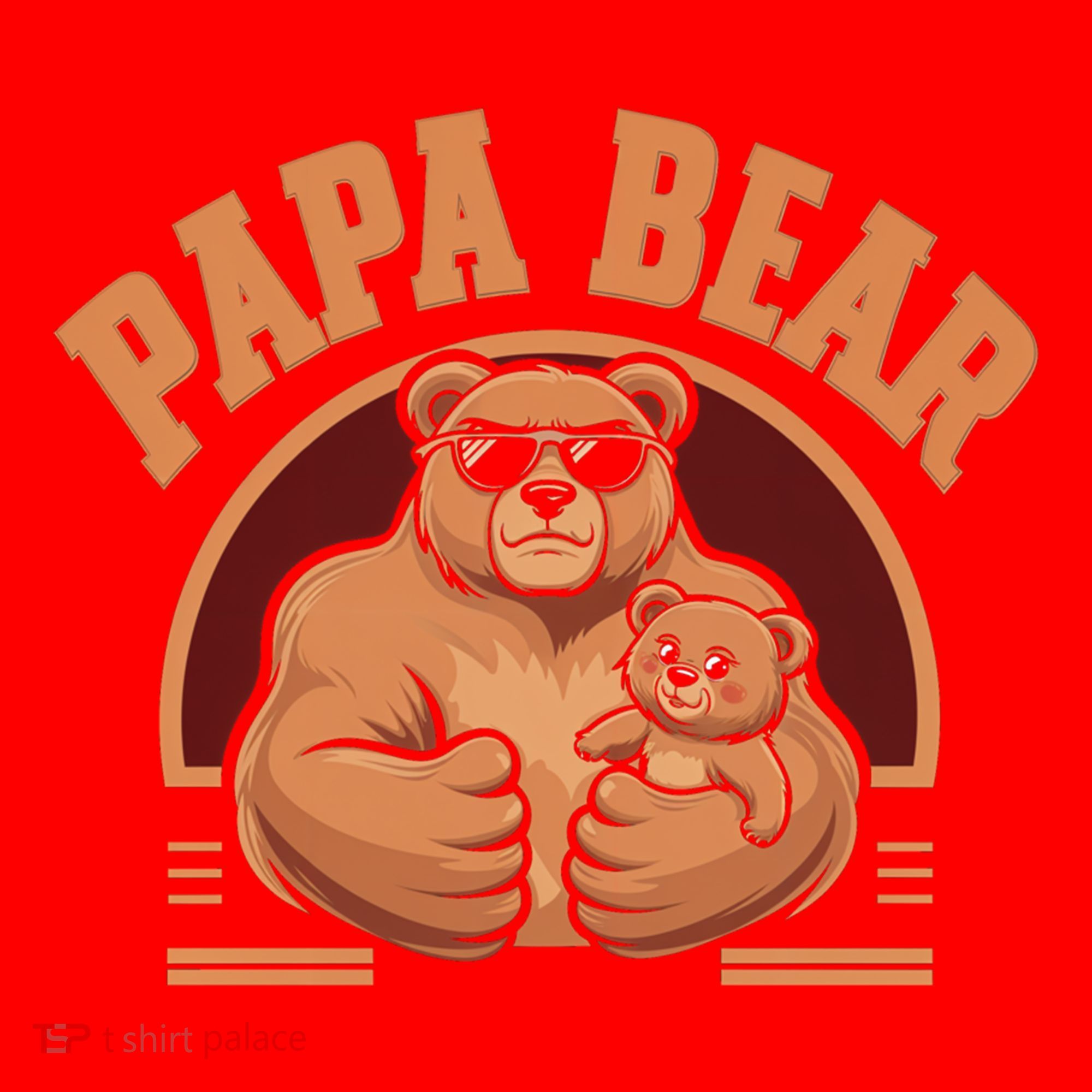 Papa Bear Bear Family Love Dad Father Daddy Cool Gift Santa Hat